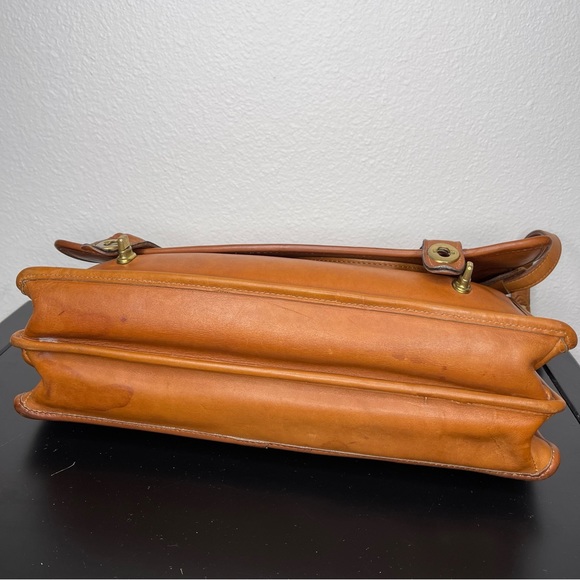 Vintage Genuine Leather Briefcase - Laptop Bag - Satchel - Made in USA - Picture 6 of 14
